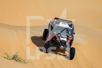 14/01/2023 - 312 AKEEL Dania (sau), LAFUENTE Sergio (try), South Racing Can-Am, BRP, SSV, FIA W2RC, Motul, action during the Stage 13 of the Dakar 2023 between Shaybah and Al-Hofuf, on January 14, 2023 in Al-Hofuf, Saudi Arabia - AUTO - DAKAR 2023 - STAGE 13 - RALLY - MOTORI
