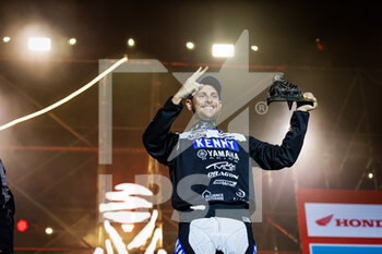 15/01/2023 - GIROUD Alexandre (fra), Yamaha Racing - SMX - Drag'on, Yamaha, Quad, portrait during the Podium Finish of the Dakar 2023 in Damman, on January 15, 2023 in Damman, Saudi Arabia - AUTO - DAKAR 2023 - PODIUM FINISH - RALLY - MOTORI