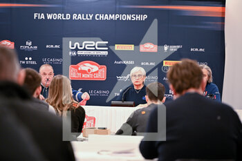19/01/2023 - Media safety briefingPress Conference ,Monaco - FIA WORLD RALLY CHAMPIONSHIP-WRC RALLYE MONTE CARLO 2023 - RALLY - MOTORI