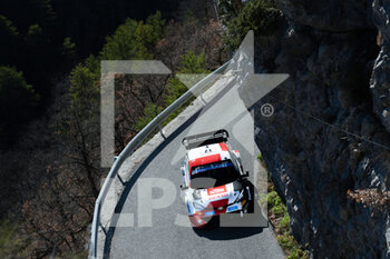 21/01/2023 - Sébastien OGIER,Vincent LANDAIS,TOYOTA GAZOO RACING ,TOYOTA GR Yaris Rally1 HYBRID - FIA WORLD RALLY CHAMPIONSHIP-WRC RALLYE MONTE CARLO 2023 - RALLY - MOTORI