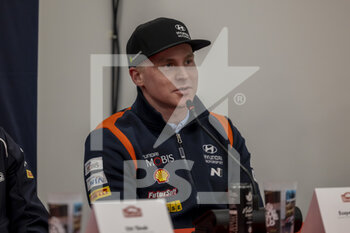 18/01/2023 - LAPPI Esapekka (FIN), HYUNDAI i20 N Rally1 Hybrid, portrait during the Rallye Automobile Monte Carlo 2023, 1st round of the 2023 WRC World Rally Car Championship, from January 19 to 22, 2023 at Monte Carlo, Monaco - AUTO - WRC - RALLYE AUTOMOBILE MONTE CARLO 2023 - RALLY - MOTORI