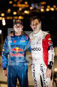 2023-01-18 - LOUBET Pierre-Louis (FRA), FORD Puma Rally1 Hybrid, ROSSEL Yohan (FRA), CITROEN C3 , portrait during the Rallye Automobile Monte Carlo 2023, 1st round of the 2023 WRC World Rally Car Championship, from January 19 to 22, 2023 at Monte Carlo, Monaco - AUTO - WRC - RALLYE AUTOMOBILE MONTE CARLO 2023 - RALLY - MOTORS