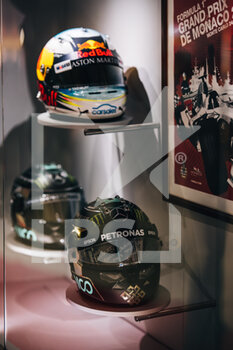 2023-01-18 - Helmet collection during the Rallye Automobile Monte Carlo 2023, 1st round of the 2023 WRC World Rally Car Championship, from January 19 to 22, 2023 at Monte Carlo, Monaco - AUTO - WRC - RALLYE AUTOMOBILE MONTE CARLO 2023 - RALLY - MOTORS