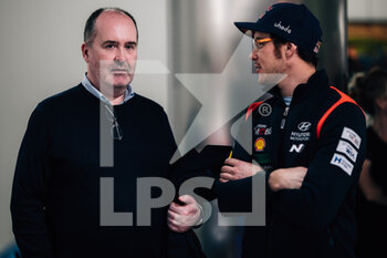18/01/2023 - REID Robert, FIA Deputy President for Sport and NEUVILLE Thierry (BEL), HYUNDAI I20 N Rally1 Hybrid, portrait during the Rallye Automobile Monte Carlo 2023, 1st round of the 2023 WRC World Rally Car Championship, from January 19 to 22, 2023 at Monte Carlo, Monaco - AUTO - WRC - RALLYE AUTOMOBILE MONTE CARLO 2023 - RALLY - MOTORI