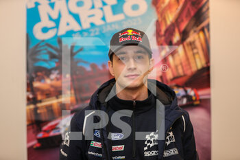 18/01/2023 - 07 LOUBET Pierre-Louis (FRA), Portrait, FORD PUMA Rally 1 HYBRID, M-SPORT FORD WORLD RALLY TEAM, during the 2023 WRC World Rally Car Championship, Monte Carlo rally on January 19 to 22, 2023 at Monaco - AUTO - WRC MONTE CARLO RALLY 2023 - RALLY - MOTORI