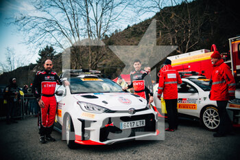 19/01/2023 - 0 Florian BERNARDI (FRA), Victor BELLOTTO (FRA), TOYOTA Yaris, action during the Rallye Automobile Monte Carlo 2023, 1st round of the 2023 WRC World Rally Car Championship, from January 19 to 22, 2023 at Monte Carlo, Monaco - AUTO - WRC - RALLYE AUTOMOBILE MONTE CARLO 2023 - RALLY - MOTORI