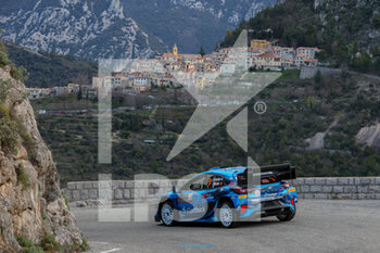 19/01/2023 - 09 Jourdan SERDERIDIS (GRC), Frédéric MICLOTTE (BEL), M-SPORT FORD WORLD RALLY TEAM, FORD Puma Rally1 Hybrid, WRC, action during the Rallye Automobile Monte Carlo 2023, 1st round of the 2023 WRC World Rally Car Championship, from January 19 to 22, 2023 at Monte Carlo, Monaco - AUTO - WRC - RALLYE AUTOMOBILE MONTE CARLO 2023 - RALLY - MOTORI