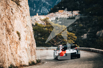 19/01/2023 - 69 Kalle ROVANPERA (FIN), Jonne HALTTUNEN (FIN), TOYOTA GAZOO RACING WRT, TOYOTA Yaris Rally1 Hybrid,WRC, action during the Rallye Automobile Monte Carlo 2023, 1st round of the 2023 WRC World Rally Car Championship, from January 19 to 22, 2023 at Monte Carlo, Monaco - AUTO - WRC - RALLYE AUTOMOBILE MONTE CARLO 2023 - RALLY - MOTORI