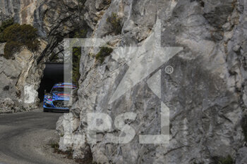 19/01/2023 - 08 Ott TANAK (EST), Martin JARVEOJA (EST), M-SPORT FORD WORLD RALLY TEAM, FORD Puma Rally1 Hybrid, WRC, action during the Rallye Automobile Monte Carlo 2023, 1st round of the 2023 WRC World Rally Car Championship, from January 19 to 22, 2023 at Monte Carlo, Monaco - AUTO - WRC - RALLYE AUTOMOBILE MONTE CARLO 2023 - RALLY - MOTORI