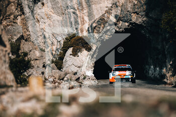 2023-01-19 - 17 Sébastien OGIER (FRA), Vincent LANDAIS (FRA), TOYOTA GAZOO RACING WRT, TOYOTA GR Yaris Rally1 Hybrid, WRC, action during the Rallye Automobile Monte Carlo 2023, 1st round of the 2023 WRC World Rally Car Championship, from January 19 to 22, 2023 at Monte Carlo, Monaco - AUTO - WRC - RALLYE AUTOMOBILE MONTE CARLO 2023 - RALLY - MOTORS