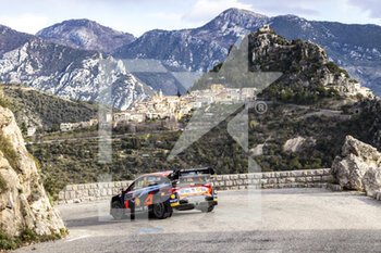 19/01/2023 - 11 Thierry NEUVILLE (BEL), Martijn WYDAEGHE (BEL), HYUNDAI SHELL MOBIS WORLD RALLY TEAM, HYUNDAI I20 N Rally1 Hybrid, WRC, action during the Rallye Automobile Monte Carlo 2023, 1st round of the 2023 WRC World Rally Car Championship, from January 19 to 22, 2023 at Monte Carlo, Monaco - AUTO - WRC - RALLYE AUTOMOBILE MONTE CARLO 2023 - RALLY - MOTORI
