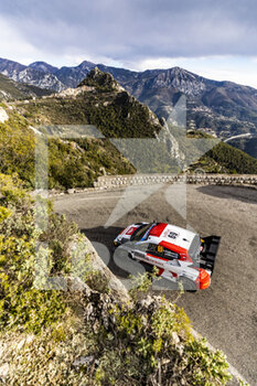 2023-01-19 - 69 Kalle ROVANPERA (FIN), Jonne HALTTUNEN (FIN), TOYOTA GAZOO RACING WRT, TOYOTA Yaris Rally1 Hybrid, WRC, action during the Rallye Automobile Monte Carlo 2023, 1st round of the 2023 WRC World Rally Car Championship, from January 19 to 22, 2023 at Monte Carlo, Monaco - AUTO - WRC - RALLYE AUTOMOBILE MONTE CARLO 2023 - RALLY - MOTORS