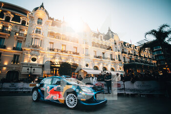 19/01/2023 - 07 Pierre-Louis LOUBET (FRA), Nicolas GILSOUL (FRA), M-SPORT FORD WORLD RALLY TEAM, FORD Puma Rally1 Hybrid, WRC, ambiance during the Rallye Automobile Monte Carlo 2023, 1st round of the 2023 WRC World Rally Car Championship, from January 19 to 22, 2023 at Monte Carlo, Monaco - AUTO - WRC - RALLYE AUTOMOBILE MONTE CARLO 2023 - RALLY - MOTORI