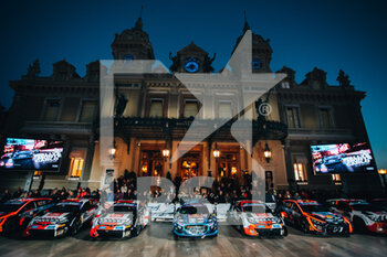 2023-01-19 - WRC group picture, ambiance during the Rallye Automobile Monte Carlo 2023, 1st round of the 2023 WRC World Rally Car Championship, from January 19 to 22, 2023 at Monte Carlo, Monaco - AUTO - WRC - RALLYE AUTOMOBILE MONTE CARLO 2023 - RALLY - MOTORS