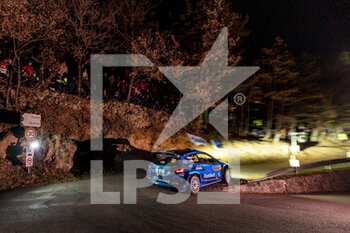2023-01-19 - 25 Grégoire MUNSTER (LUX), Louis LOUKA (BEL), M-SPORT FORD WORLD RALLY TEAM, RC2, Rally2, action during the Rallye Automobile Monte Carlo 2023, 1st round of the 2023 WRC World Rally Car Championship, from January 19 to 22, 2023 at Monte Carlo, Monaco - AUTO - WRC - RALLYE AUTOMOBILE MONTE CARLO 2023 - RALLY - MOTORS