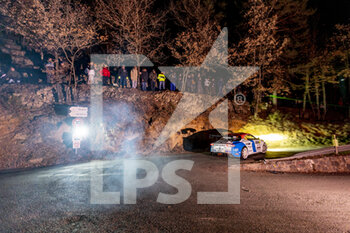 2023-01-19 - 66 David FERRARO (FRA), Michel CORNEGLIO (FRA), DAVID FERRARO, ALPINE A110, RGT, Action during the Rallye Automobile Monte Carlo 2023, 1st round of the 2023 WRC World Rally Car Championship, from January 19 to 22, 2023 at Monte Carlo, Monaco - AUTO - WRC - RALLYE AUTOMOBILE MONTE CARLO 2023 - RALLY - MOTORS
