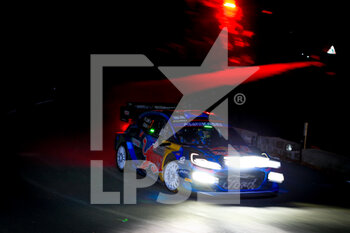 20/01/2023 - 07 Pierre-Louis LOUBET (FRA), Nicolas GILSOUL (FRA), M-SPORT FORD WORLD RALLY TEAM, FORD Puma Rally1 Hybrid, WRC, action after accident, crash during the Rallye Automobile Monte Carlo 2023, 1st round of the 2023 WRC World Rally Car Championship, from January 19 to 22, 2023 at Monte Carlo, Monaco - AUTO - WRC - RALLYE AUTOMOBILE MONTE CARLO 2023 - RALLY - MOTORI