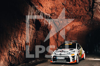 20/01/2023 - 0 Florian BERNARDI (FRA), Victor BELLOTTO (FRA), TOYOTA Yaris, action during the Rallye Automobile Monte Carlo 2023, 1st round of the 2023 WRC World Rally Car Championship, from January 19 to 22, 2023 at Monte Carlo, Monaco - AUTO - WRC - RALLYE AUTOMOBILE MONTE CARLO 2023 - RALLY - MOTORI