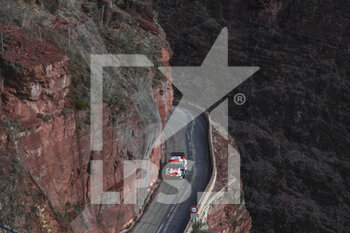 20/01/2023 - 69 Kalle ROVANPERA (FIN), Jonne HALTTUNEN (FIN), TOYOTA GAZOO RACING WRT, TOYOTA Yaris Rally1 Hybrid,WRC, action during the Rallye Automobile Monte Carlo 2023, 1st round of the 2023 WRC World Rally Car Championship, from January 19 to 22, 2023 at Monte Carlo, Monaco - AUTO - WRC - RALLYE AUTOMOBILE MONTE CARLO 2023 - RALLY - MOTORI