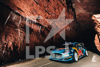 2023-01-20 - 07 Pierre-Louis LOUBET (FRA), Nicolas GILSOUL (FRA), M-SPORT FORD WORLD RALLY TEAM, FORD Puma Rally1 Hybrid, WRC, action during the Rallye Automobile Monte Carlo 2023, 1st round of the 2023 WRC World Rally Car Championship, from January 19 to 22, 2023 at Monte Carlo, Monaco - AUTO - WRC - RALLYE AUTOMOBILE MONTE CARLO 2023 - RALLY - MOTORS