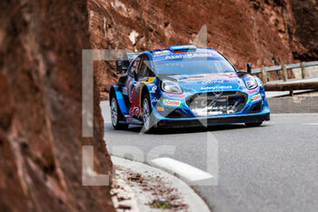2023-01-20 - 08 Ott TANAK (EST), Martin JARVEOJA (EST), M-SPORT FORD WORLD RALLY TEAM, FORD Puma Rally1 Hybrid, WRC ,action during the Rallye Automobile Monte Carlo 2023, 1st round of the 2023 WRC World Rally Car Championship, from January 19 to 22, 2023 at Monte Carlo, Monaco - AUTO - WRC - RALLYE AUTOMOBILE MONTE CARLO 2023 - RALLY - MOTORS