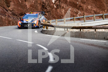 20/01/2023 - 11 Thierry NEUVILLE (BEL), Martijn WYDAEGHE (BEL), HYUNDAI SHELL MOBIS WORLD RALLY TEAM, HYUNDAI I20 N Rally1 Hybrid, WRC, action during the Rallye Automobile Monte Carlo 2023, 1st round of the 2023 WRC World Rally Car Championship, from January 19 to 22, 2023 at Monte Carlo, Monaco - AUTO - WRC - RALLYE AUTOMOBILE MONTE CARLO 2023 - RALLY - MOTORI