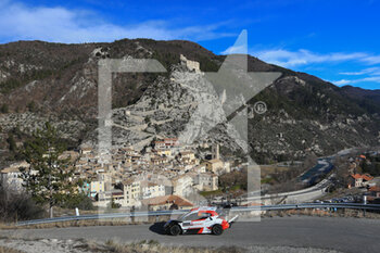 20/01/2023 - 69 Kalle ROVANPERA (FIN), Jonne HALTTUNEN (FIN), TOYOTA GAZOO RACING WRT, TOYOTA Yaris Rally1 Hybrid,WRC, action during the Rallye Automobile Monte Carlo 2023, 1st round of the 2023 WRC World Rally Car Championship, from January 19 to 22, 2023 at Monte Carlo, Monaco - AUTO - WRC - RALLYE AUTOMOBILE MONTE CARLO 2023 - RALLY - MOTORI