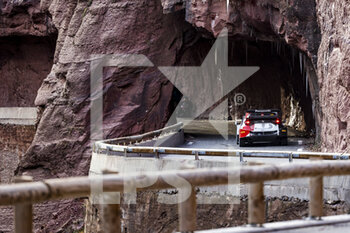 2023-01-20 - 17 Sébastien OGIER (FRA), Vincent LANDAIS (FRA), TOYOTA GAZOO RACING WRT, TOYOTA GR Yaris Rally1 Hybrid, WRC, action during the Rallye Automobile Monte Carlo 2023, 1st round of the 2023 WRC World Rally Car Championship, from January 19 to 22, 2023 at Monte Carlo, Monaco - AUTO - WRC - RALLYE AUTOMOBILE MONTE CARLO 2023 - RALLY - MOTORS