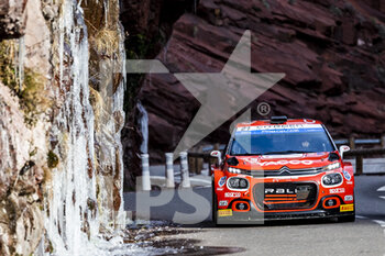 20/01/2023 - 21 Yohan ROSSEL (FRA), Arnaud DUNAND (FRA), PH SPORT, CITROEN C3, RC2, Rally2, action during the Rallye Automobile Monte Carlo 2023, 1st round of the 2023 WRC World Rally Car Championship, from January 19 to 22, 2023 at Monte Carlo, Monaco - AUTO - WRC - RALLYE AUTOMOBILE MONTE CARLO 2023 - RALLY - MOTORI