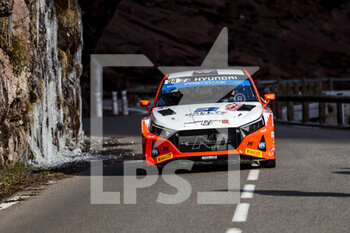 2023-01-20 - 34 Pepe LÓPEZ (ESP), Borja ROZADA (ESP), PEPE LOPEZ, HYUNDAI i20 N, RC2, Rally2, action during the Rallye Automobile Monte Carlo 2023, 1st round of the 2023 WRC World Rally Car Championship, from January 19 to 22, 2023 at Monte Carlo, Monaco - AUTO - WRC - RALLYE AUTOMOBILE MONTE CARLO 2023 - RALLY - MOTORS