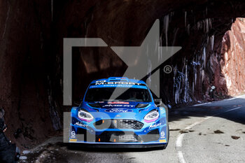 20/01/2023 - 20 Adrien FOURMAUX (FRA), Alexandre CORIA (FRA), M-SPORT FORD WORLD RALLY TEAM, FORD Fiesta MkII, RC2, Rally2, action during the Rallye Automobile Monte Carlo 2023, 1st round of the 2023 WRC World Rally Car Championship, from January 19 to 22, 2023 at Monte Carlo, Monaco - AUTO - WRC - RALLYE AUTOMOBILE MONTE CARLO 2023 - RALLY - MOTORI