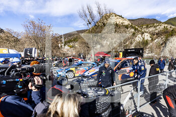 20/01/2023 - 11 Thierry NEUVILLE (BEL), Martijn WYDAEGHE (BEL), HYUNDAI SHELL MOBIS WORLD RALLY TEAM, HYUNDAI I20 N Rally1 Hybrid, WRC, action during the Rallye Automobile Monte Carlo 2023, 1st round of the 2023 WRC World Rally Car Championship, from January 19 to 22, 2023 at Monte Carlo, Monaco - AUTO - WRC - RALLYE AUTOMOBILE MONTE CARLO 2023 - RALLY - MOTORI