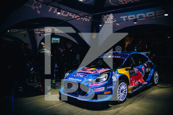 20/01/2023 - 08 Ott TANAK (EST), Martin JARVEOJA (EST), M-SPORT FORD WORLD RALLY TEAM, FORD Puma Rally1 Hybrid, WRC ,service ambiance during the Rallye Automobile Monte Carlo 2023, 1st round of the 2023 WRC World Rally Car Championship, from January 19 to 22, 2023 at Monte Carlo, Monaco - AUTO - WRC - RALLYE AUTOMOBILE MONTE CARLO 2023 - RALLY - MOTORI