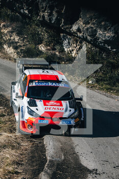 21/01/2023 - 17 Sébastien OGIER (FRA), Vincent LANDAIS (FRA), TOYOTA GAZOO RACING WRT, TOYOTA GR Yaris Rally1 Hybrid, WRC, action during the Rallye Automobile Monte Carlo 2023, 1st round of the 2023 WRC World Rally Car Championship, from January 19 to 22, 2023 at Monte Carlo, Monaco - AUTO - WRC - RALLYE AUTOMOBILE MONTE CARLO 2023 - RALLY - MOTORI