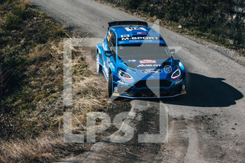 21/01/2023 - 20 Adrien FOURMAUX (FRA), Alexandre CORIA (FRA), M-SPORT FORD WORLD RALLY TEAM, FORD Fiesta MkII, RC2, Rally2, action during the Rallye Automobile Monte Carlo 2023, 1st round of the 2023 WRC World Rally Car Championship, from January 19 to 22, 2023 at Monte Carlo, Monaco - AUTO - WRC - RALLYE AUTOMOBILE MONTE CARLO 2023 - RALLY - MOTORI