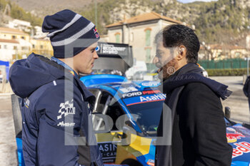 21/01/2023 - BEN SULAYEM Mohammed, FIA President, TANAK Ott (EST), M-SPORT FORD WORLD RALLY TEAM, FORD Puma Rally1 Hybrid, WRC, portrait during the Rallye Automobile Monte Carlo 2023, 1st round of the 2023 WRC World Rally Car Championship, from January 19 to 22, 2023 at Monte Carlo, Monaco - AUTO - WRC - RALLYE AUTOMOBILE MONTE CARLO 2023 - RALLY - MOTORI