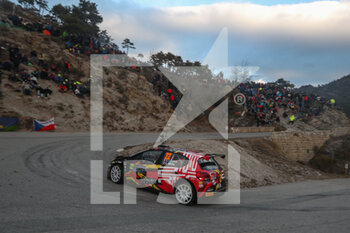 22/01/2023 - 22 Stéphane LEFEBVRE (FRA), Andy MALFOY (FRA), STEPHANE LEFEBVRE, CITROEN C3, RC2, Rally2, action during the Rallye Automobile Monte Carlo 2023, 1st round of the 2023 WRC World Rally Car Championship, from January 19 to 22, 2023 at Monte Carlo, Monaco - AUTO - WRC - RALLYE AUTOMOBILE MONTE CARLO 2023 - RALLY - MOTORI