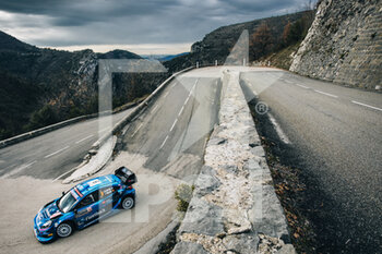 22/01/2023 - 09 Jourdan SERDERIDIS (GRC), Frédéric MICLOTTE (BEL), M-SPORT FORD WORLD RALLY TEAM, FORD Puma Rally1 Hybrid, WRC, action during the Rallye Automobile Monte Carlo 2023, 1st round of the 2023 WRC World Rally Car Championship, from January 19 to 22, 2023 at Monte Carlo, Monaco - AUTO - WRC - RALLYE AUTOMOBILE MONTE CARLO 2023 - RALLY - MOTORI