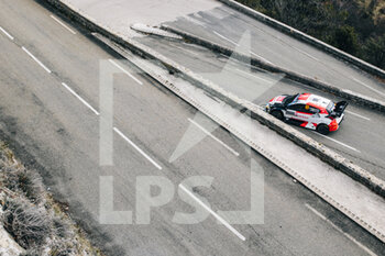 22/01/2023 - 69 Kalle ROVANPERA (FIN), Jonne HALTTUNEN (FIN), TOYOTA GAZOO RACING WRT, TOYOTA Yaris Rally1 Hybrid,WRC, action during the Rallye Automobile Monte Carlo 2023, 1st round of the 2023 WRC World Rally Car Championship, from January 19 to 22, 2023 at Monte Carlo, Monaco - AUTO - WRC - RALLYE AUTOMOBILE MONTE CARLO 2023 - RALLY - MOTORI