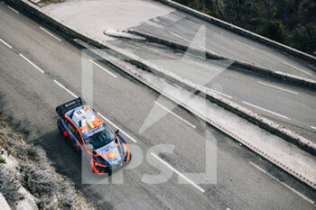 22/01/2023 - 11 Thierry NEUVILLE (BEL), Martijn WYDAEGHE (BEL), HYUNDAI SHELL MOBIS WORLD RALLY TEAM, HYUNDAI I20 N Rally1 Hybrid, WRC, action during the Rallye Automobile Monte Carlo 2023, 1st round of the 2023 WRC World Rally Car Championship, from January 19 to 22, 2023 at Monte Carlo, Monaco - AUTO - WRC - RALLYE AUTOMOBILE MONTE CARLO 2023 - RALLY - MOTORI