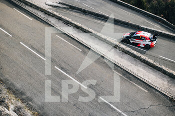 22/01/2023 - 17 Sébastien OGIER (FRA), Vincent LANDAIS (FRA), TOYOTA GAZOO RACING WRT, TOYOTA GR Yaris Rally1 Hybrid, WRC, action during the Rallye Automobile Monte Carlo 2023, 1st round of the 2023 WRC World Rally Car Championship, from January 19 to 22, 2023 at Monte Carlo, Monaco - AUTO - WRC - RALLYE AUTOMOBILE MONTE CARLO 2023 - RALLY - MOTORI