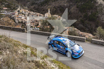 22/01/2023 - 09 Jourdan SERDERIDIS (GRC), Frédéric MICLOTTE (BEL), M-SPORT FORD WORLD RALLY TEAM, FORD Puma Rally1 Hybrid, WRC, action during the Rallye Automobile Monte Carlo 2023, 1st round of the 2023 WRC World Rally Car Championship, from January 19 to 22, 2023 at Monte Carlo, Monaco - AUTO - WRC - RALLYE AUTOMOBILE MONTE CARLO 2023 - RALLY - MOTORI