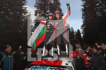 22/01/2023 - 17 Sébastien OGIER (FRA), Vincent LANDAIS (FRA), TOYOTA GAZOO RACING WRT, TOYOTA GR Yaris Rally1 Hybrid, WRC, portrait, winner during the Rallye Automobile Monte Carlo 2023, 1st round of the 2023 WRC World Rally Car Championship, from January 19 to 22, 2023 at Monte Carlo, Monaco - AUTO - WRC - RALLYE AUTOMOBILE MONTE CARLO 2023 - RALLY - MOTORI