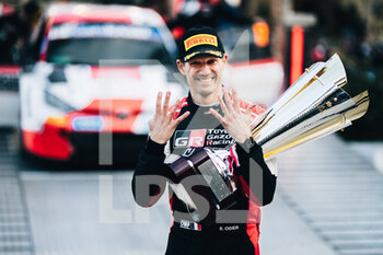 22/01/2023 - OGIER Sébastien (FRA), TOYOTA GR Yaris Rally1 Hybrid, podium, portrait, vainqueur, winner during the Rallye Automobile Monte Carlo 2023, 1st round of the 2023 WRC World Rally Car Championship, from January 19 to 22, 2023 at Monte Carlo, Monaco - AUTO - WRC - RALLYE AUTOMOBILE MONTE CARLO 2023 - RALLY - MOTORI