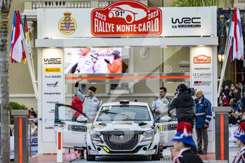 22/01/2023 - 78 Ghjuvanni ROSSI (FRA), Maxime MARTINI (FRA), GHJUVANNI ROSSI, PEUGEOT 208 Rally4, RC4, Rally4 during the Rallye Automobile Monte Carlo 2023, 1st round of the 2023 WRC World Rally Car Championship, from January 19 to 22, 2023 at Monte Carlo, Monaco - AUTO - WRC - RALLYE AUTOMOBILE MONTE CARLO 2023 - RALLY - MOTORI