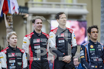 22/01/2023 - OGIER Sébastien (FRA), TOYOTA GR Yaris Rally1 Hybrid, portrait, LANDAIS Vincent (FRA), TOYOTA GR Yaris Rally1 Hybrid, portrait during the Rallye Automobile Monte Carlo 2023, 1st round of the 2023 WRC World Rally Car Championship, from January 19 to 22, 2023 at Monte Carlo, Monaco - AUTO - WRC - RALLYE AUTOMOBILE MONTE CARLO 2023 - RALLY - MOTORI