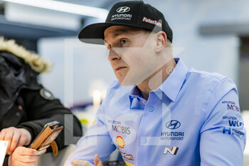 2023-02-08 - LAPPI Esapekka (FIN), HYUNDAI i20 N Rally1 Hybrid, portrait during the Rally Sweden 2023, 2nd round of the 2023 WRC World Rally Car Championship, from February 9 to 12, 2023 at Umea, Vasterbotten County, Sweden - AUTO - WRC - RALLY SWEDEN 2023 - RALLY - MOTORS