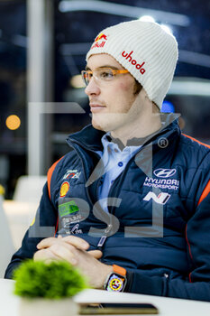 2023-02-08 - NEUVILLE Thierry (FRA), HYUNDAI I20 N Rally1 Hybrid, portrait during the Rally Sweden 2023, 2nd round of the 2023 WRC World Rally Car Championship, from February 9 to 12, 2023 at Umea, Vasterbotten County, Sweden - AUTO - WRC - RALLY SWEDEN 2023 - RALLY - MOTORS
