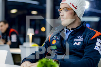 2023-02-08 - NEUVILLE Thierry (FRA), HYUNDAI I20 N Rally1 Hybrid, portrait during the Rally Sweden 2023, 2nd round of the 2023 WRC World Rally Car Championship, from February 9 to 12, 2023 at Umea, Vasterbotten County, Sweden - AUTO - WRC - RALLY SWEDEN 2023 - RALLY - MOTORS