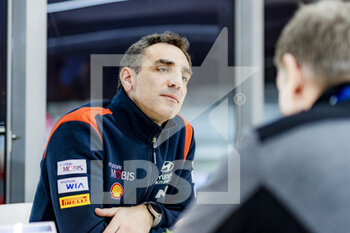 2023-02-08 - ABITEBOUL Cyril, Hyundai Motorsport Team Principal, portrait during the Rally Sweden 2023, 2nd round of the 2023 WRC World Rally Car Championship, from February 9 to 12, 2023 at Umea, Vasterbotten County, Sweden - AUTO - WRC - RALLY SWEDEN 2023 - RALLY - MOTORS